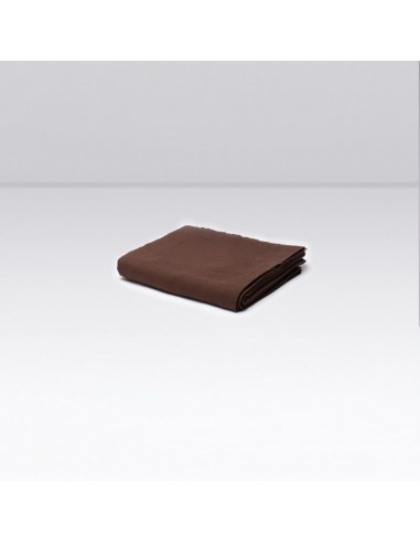 Flat sheet in washed linen 190g/m² • Cocoa 50-70% off 