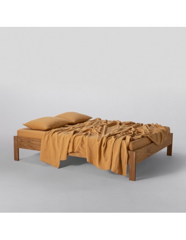 Flat sheet in washed linen 190g/m² • Honey vente chaude votre 