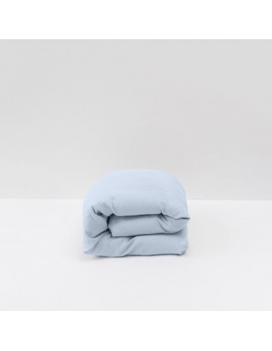 Housse de couette en lin 190g/m² • Bleu Glacier Véritable concentré