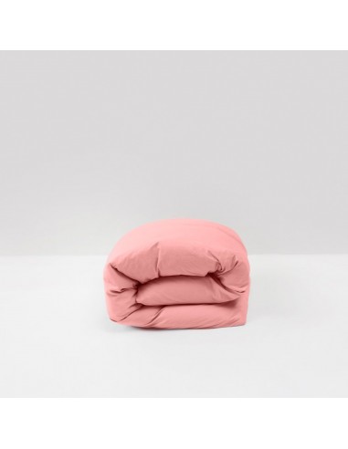 Housse de couette en percale de coton lavé 120 fils • Vieux Rose vous aussi creer 