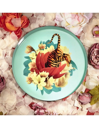 Plateau rond Tiger Flower acheter en ligne