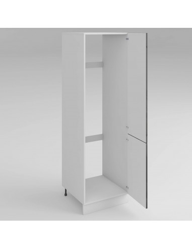 Meuble de cuisine colonne de frigo blanc laqué 2 portes L 60 x H 200 cm 2 - 3 jours ouvrés.