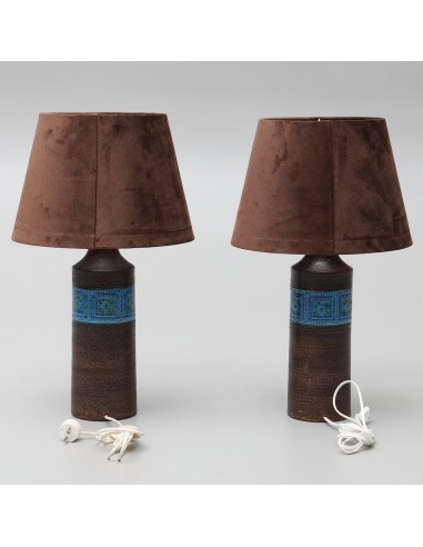 Aldo Londi lamps for Bitossi a pair in ceramic Italy 1970 pas chere