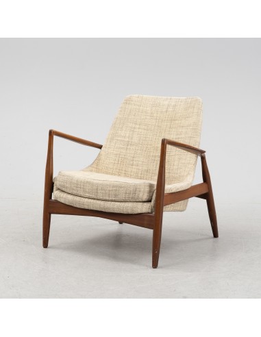 Ib Kofod Larsen, Easy Chair "Seal" or"Sälen" Produced by OPE Sweden 1960 Livraison rapide