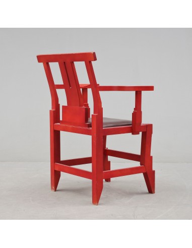 John Kandell Model " Solitar" Armchair in Orange, Sweden, 1980 en stock