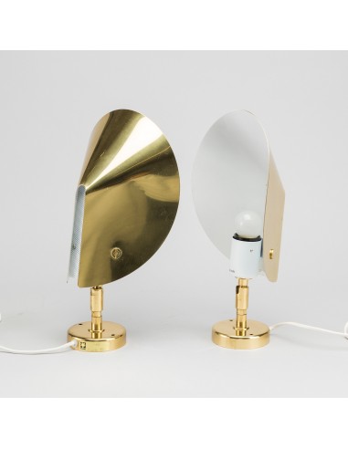 Aneta wall lights brass Sweden 1970 outlet