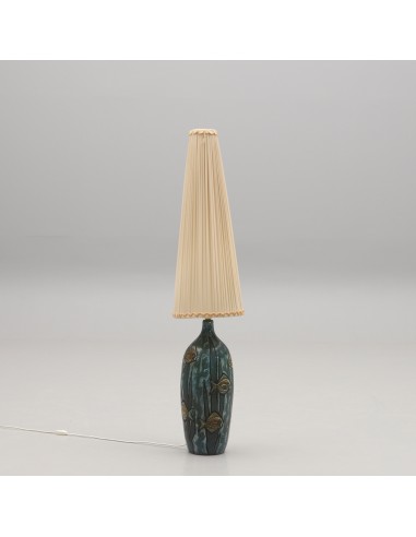 Bonnie Rehnkvist Ceramic table lamp for Torngrens, Falkenberg Sweden 1960 offre 