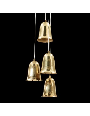 Borens Boras Pendant Lights in brass Sweden 1960 solde