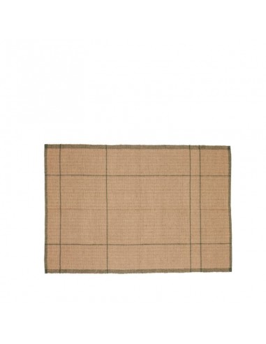 Tapis juste naturel et vert 140x120 cm l'achat 