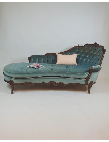 Velours chaise longue pas cheres