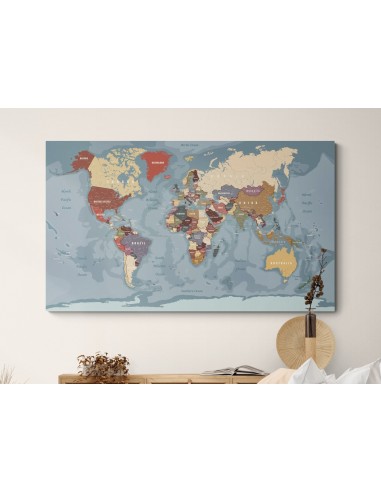 Carte monde murale XXL soldes