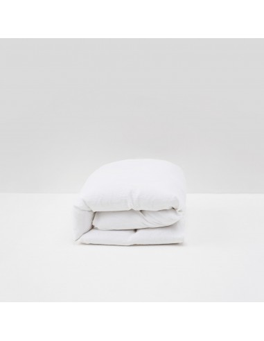 Washed linen duvet cover 190g/m² • White d'Europe débarque