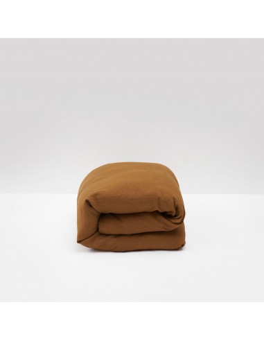 Washed linen duvet cover 190g/m² • Moka en linge