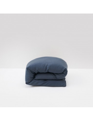 Washed linen duvet cover 190g/m² • Storm Blue les ligaments