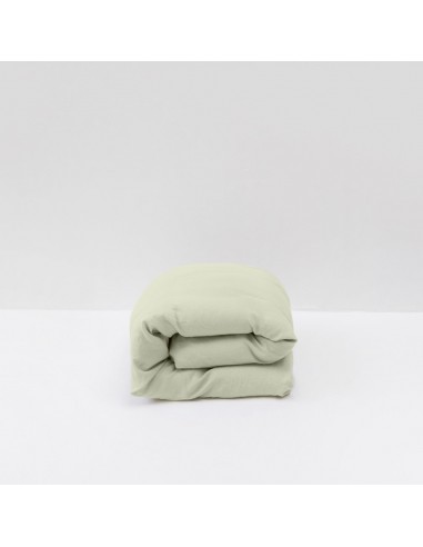 Washed linen duvet cover 190g/m² • Sage Green Dans la société mordern