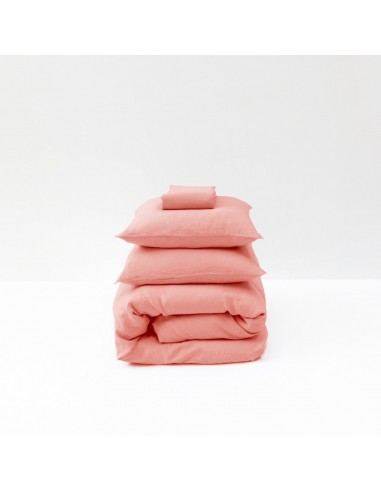 Washed linen bed set 190g/m² • Old Pink votre